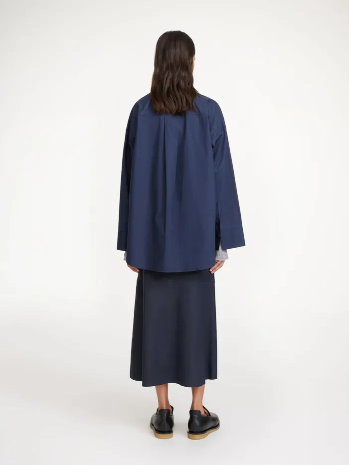 By Malene Birger Shirts Women Derris Organic Cotton Shirt Navy Blazer