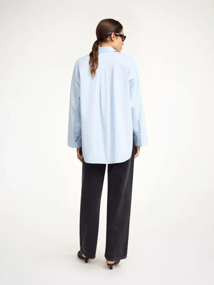 By Malene Birger Shirts Women Derris Organic Cotton Shirt Periwinkle Blue