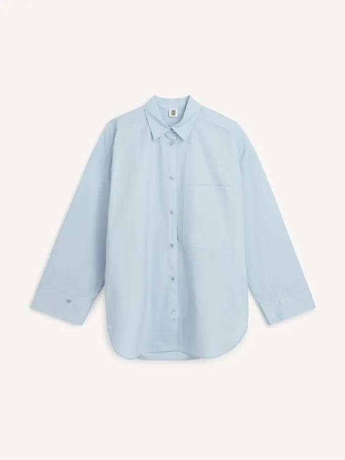 By Malene Birger Shirts Women Derris Organic Cotton Shirt Periwinkle Blue