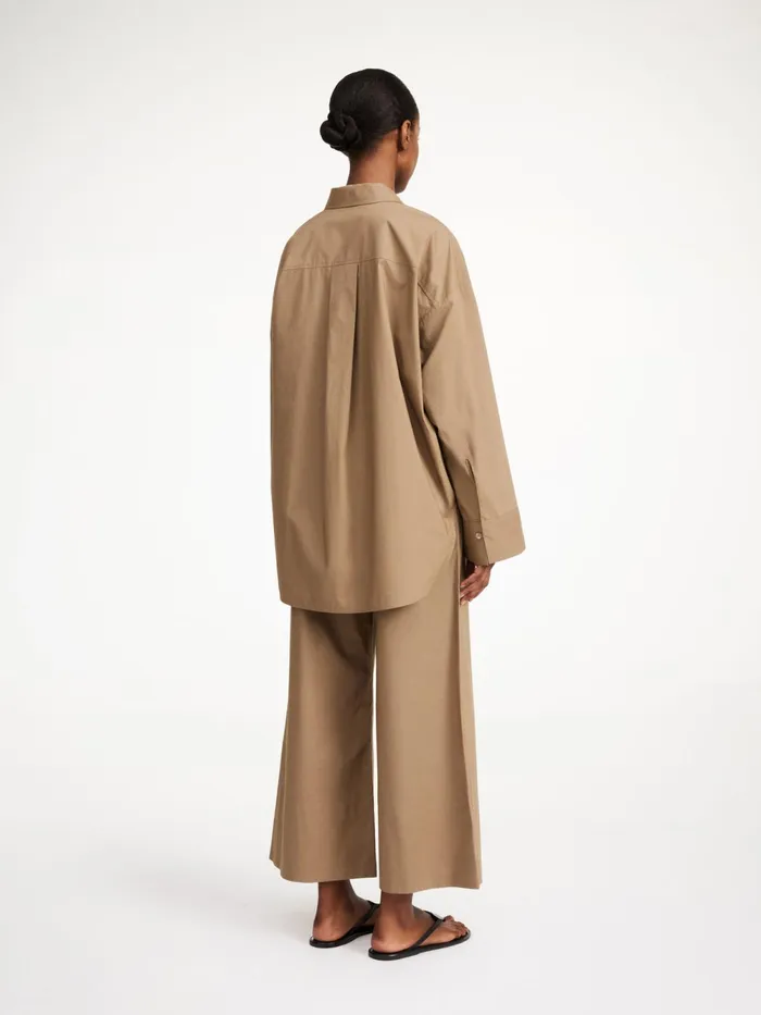 By Malene Birger Shirts Women Derris Organic Cotton Shirt Shitake