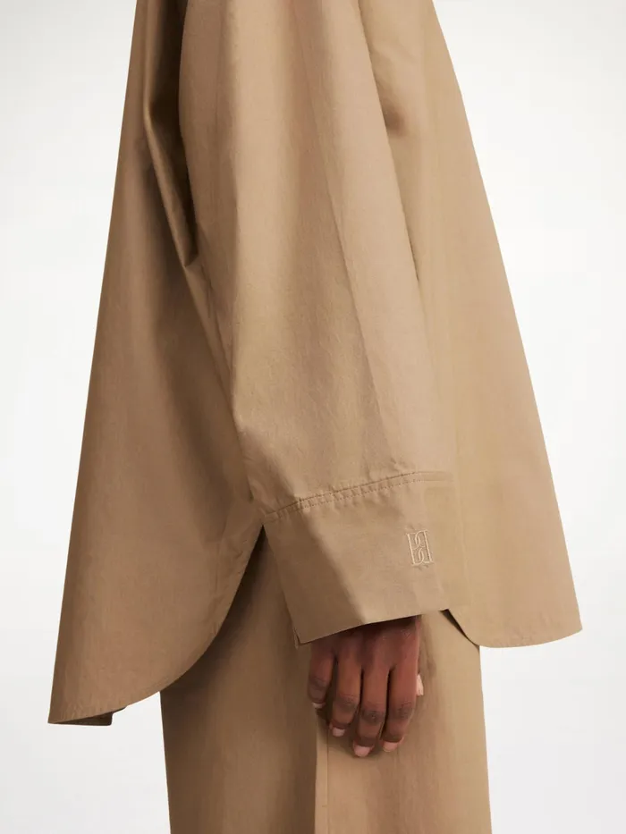 By Malene Birger Shirts Women Derris Organic Cotton Shirt Shitake