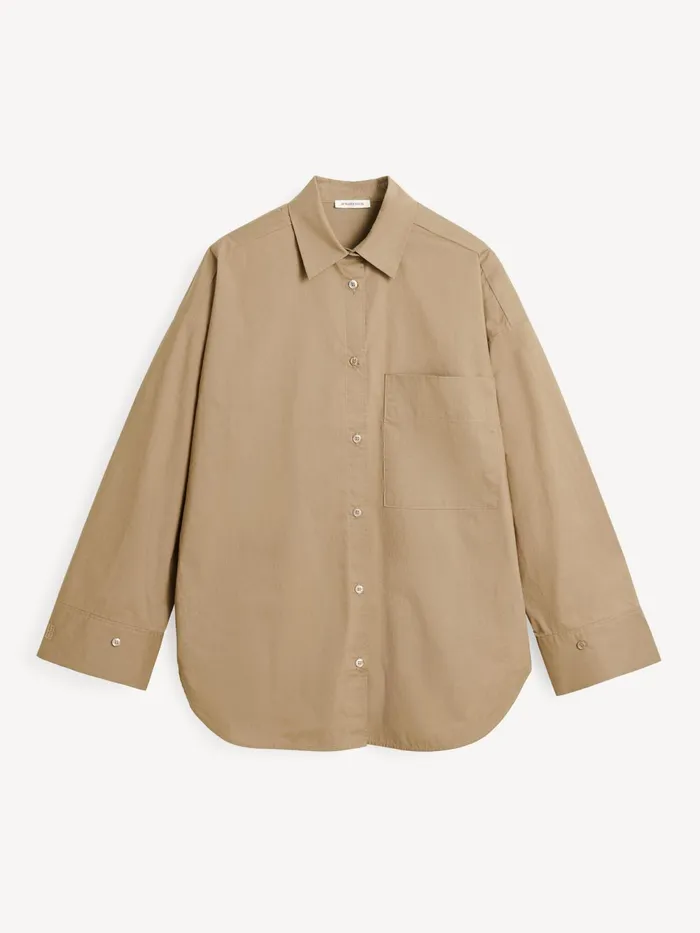 By Malene Birger Shirts Women Derris Organic Cotton Shirt Shitake