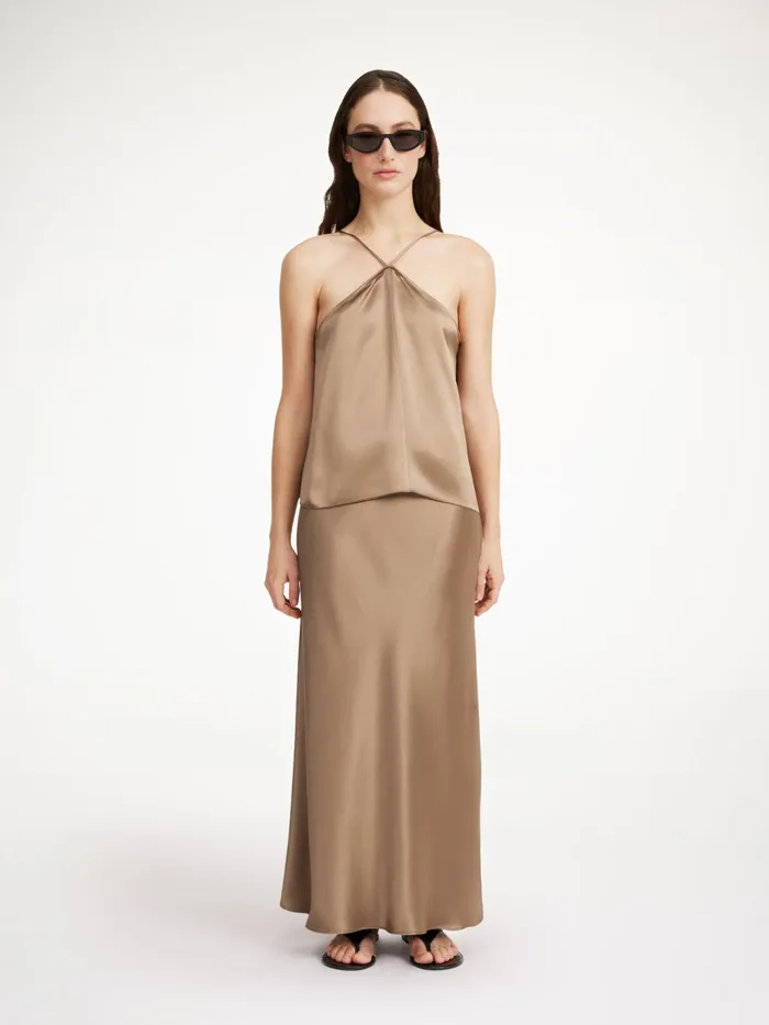By Malene Birger Skirts Women Boshan Midi Skirt Shitake