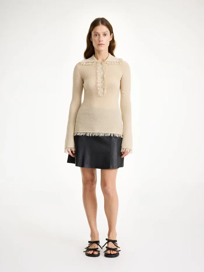 By Malene Birger Skirts Women Naommi Leather Mini Skirt Black