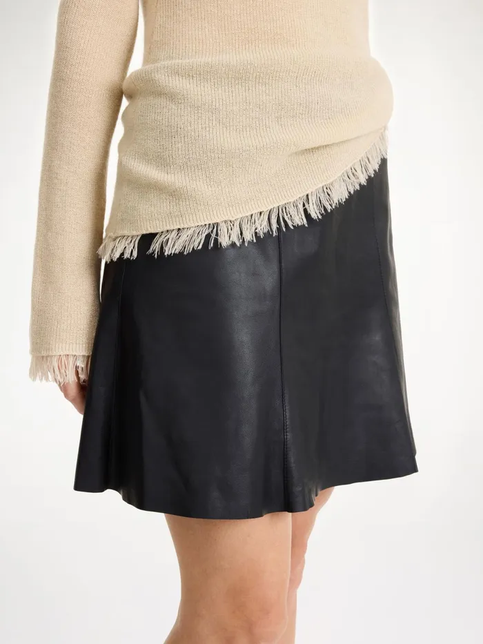 By Malene Birger Skirts Women Naommi Leather Mini Skirt Black