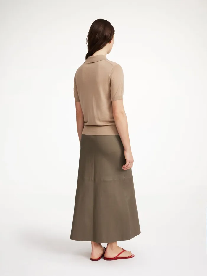 By Malene Birger Skirts Women Simoas Leather Skirt Shitake