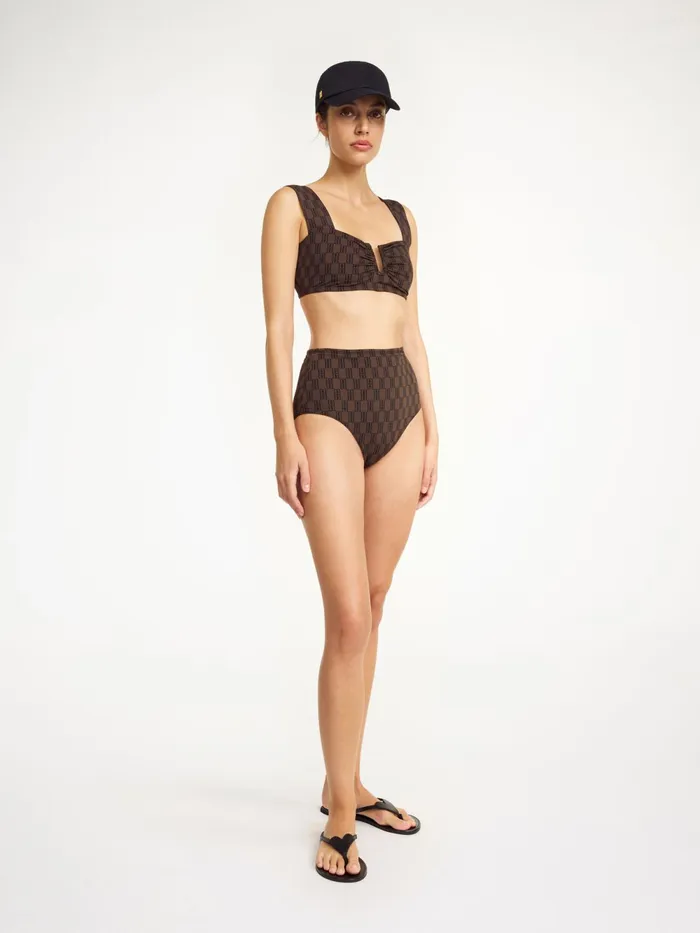 By Malene Birger Swimwear Women Belira Bikini Bottom Dark Mahogany