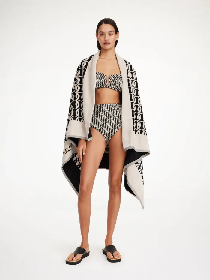By Malene Birger Swimwear Women Belira Bikini Bottoms Black Monogram