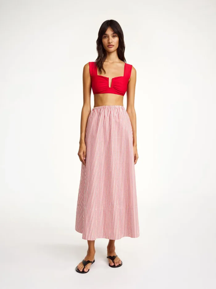 By Malene Birger Swimwear Women Belira Bikini Top Dark Chilli