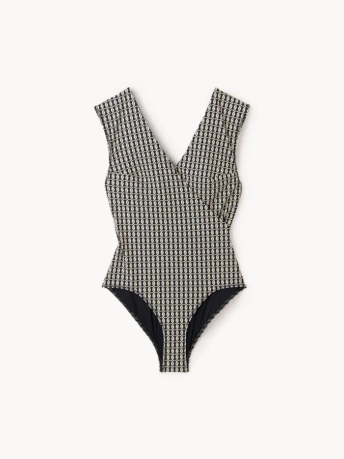 By Malene Birger Swimwear Women Lemooria Swimsuit Black Monogram