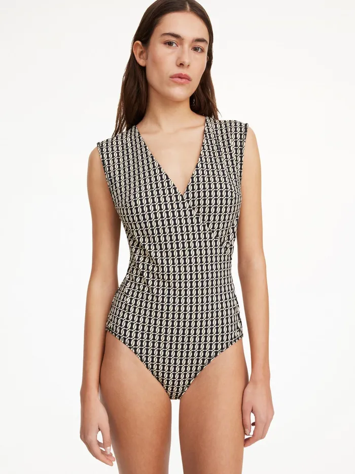 By Malene Birger Swimwear Women Lemooria Swimsuit Black Monogram