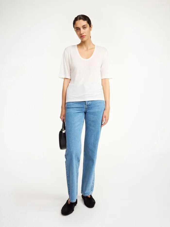 By Malene Birger Tops and Blouses Women Amaringa TShirt Soft White