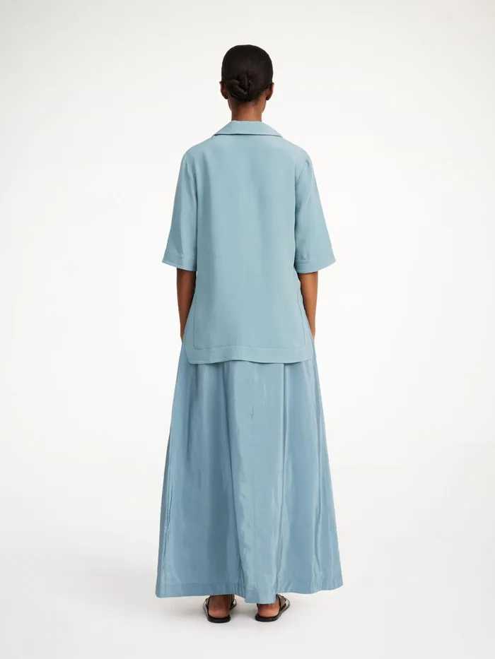 By Malene Birger Tops and Blouses Women Brittiny Top Cool Water