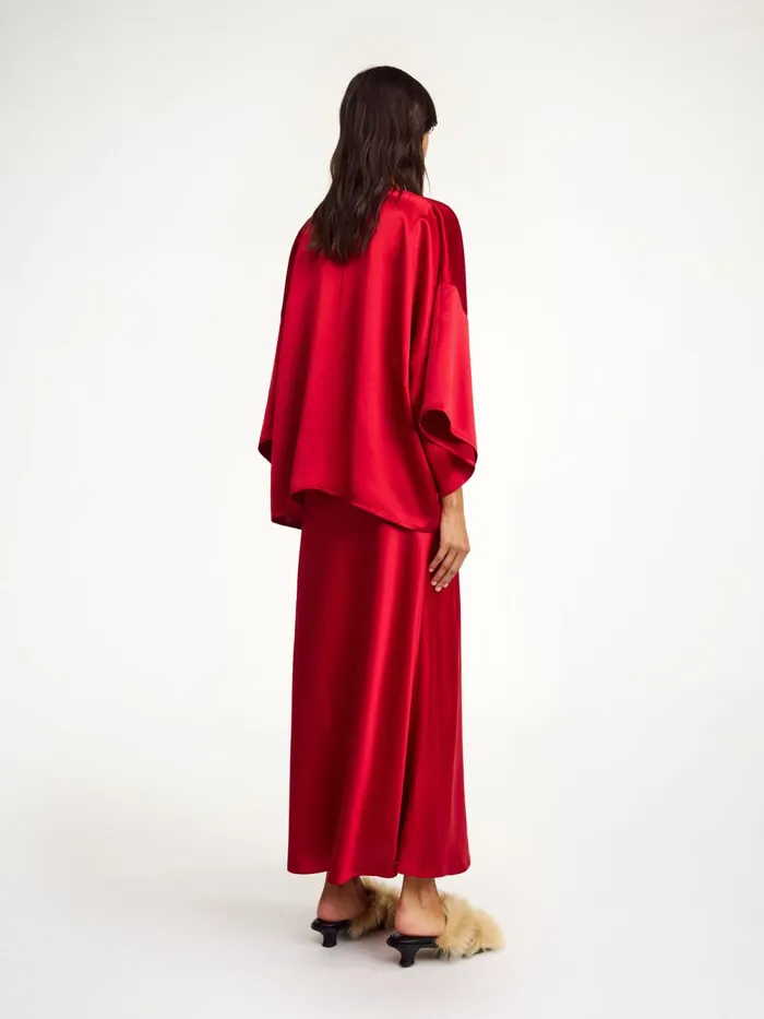 By Malene Birger Tops and Blouses Women Cicie Blouse Dark Chilli