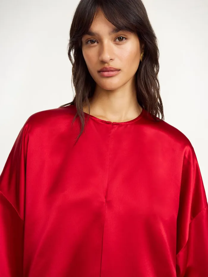 By Malene Birger Tops and Blouses Women Cicie Blouse Dark Chilli