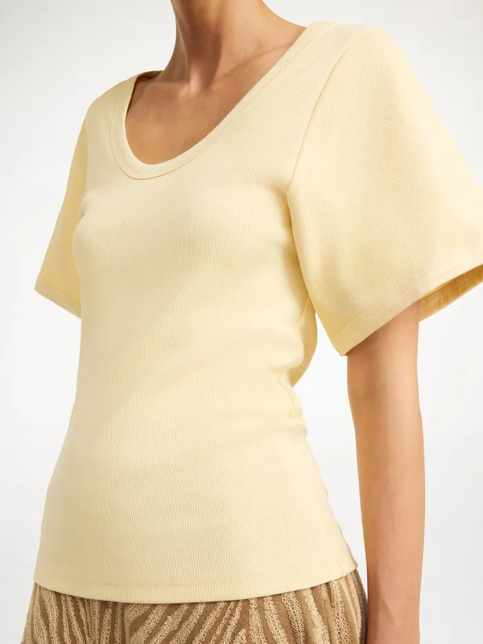 By Malene Birger Tops and Blouses Women Lunai TShirt Sea Mist