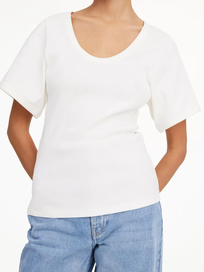 By Malene Birger Tops and Blouses Women Lunai TShirt Soft White