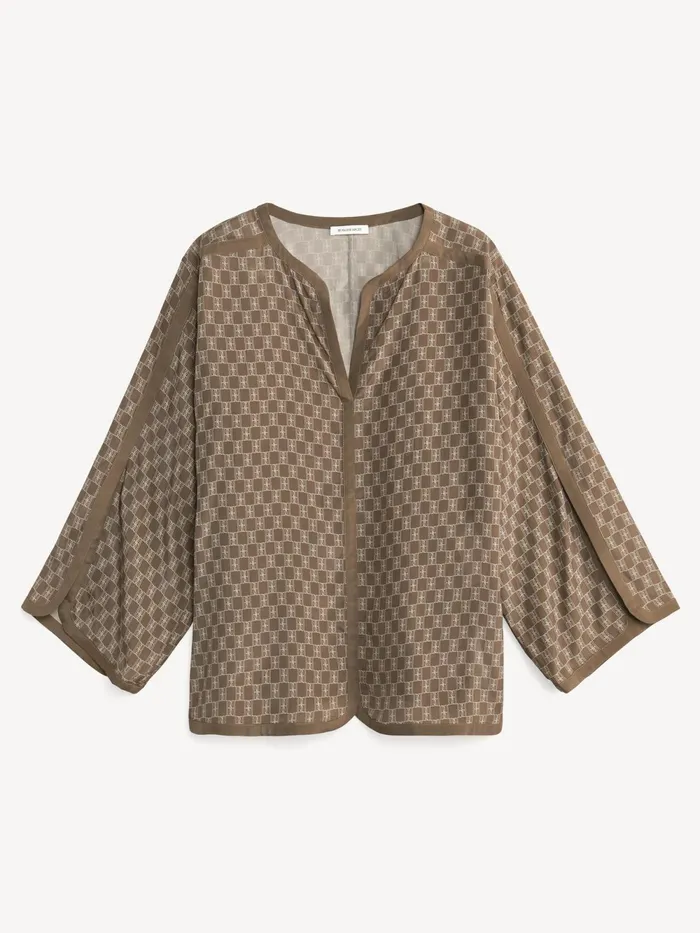 By Malene Birger Tops and Blouses Women Plazzo Blouse Mono Lined 1dj