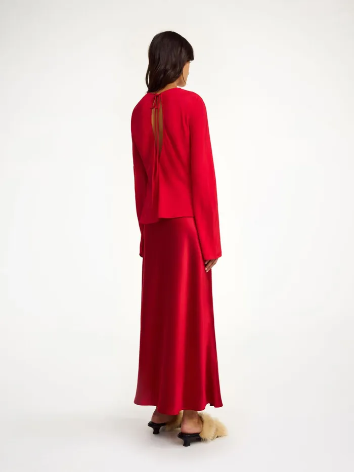 By Malene Birger Tops and Blouses Women Pricilla Top Dark Chilli