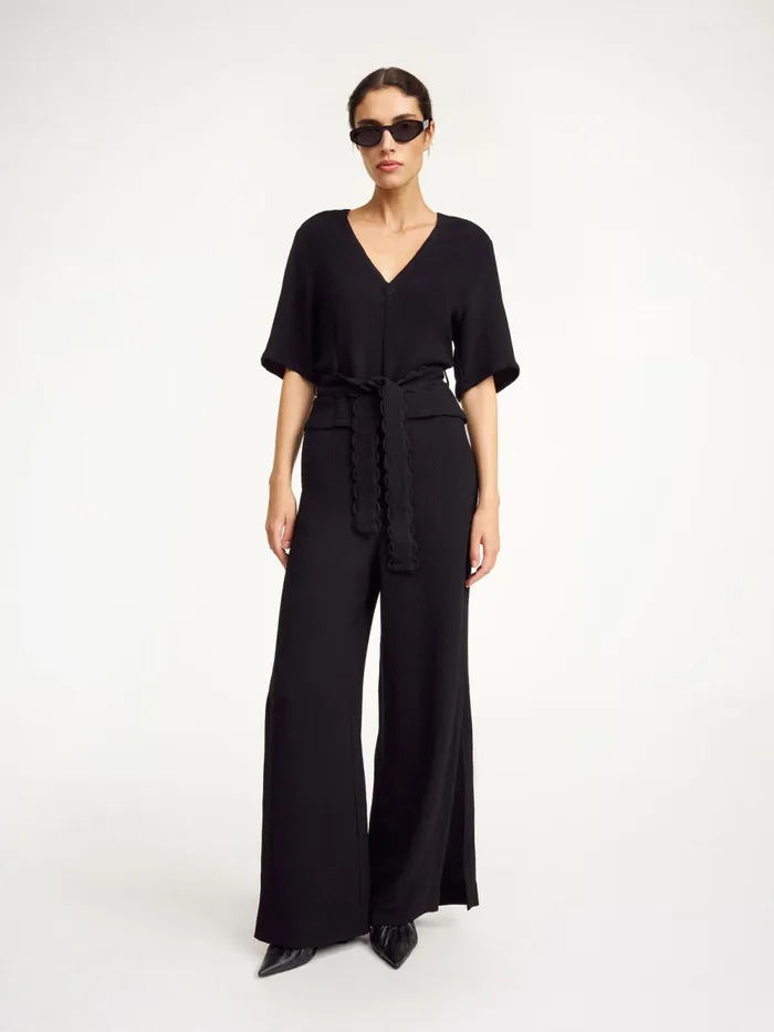 By Malene Birger Trousers Women Campione WideLeg Trousers Black