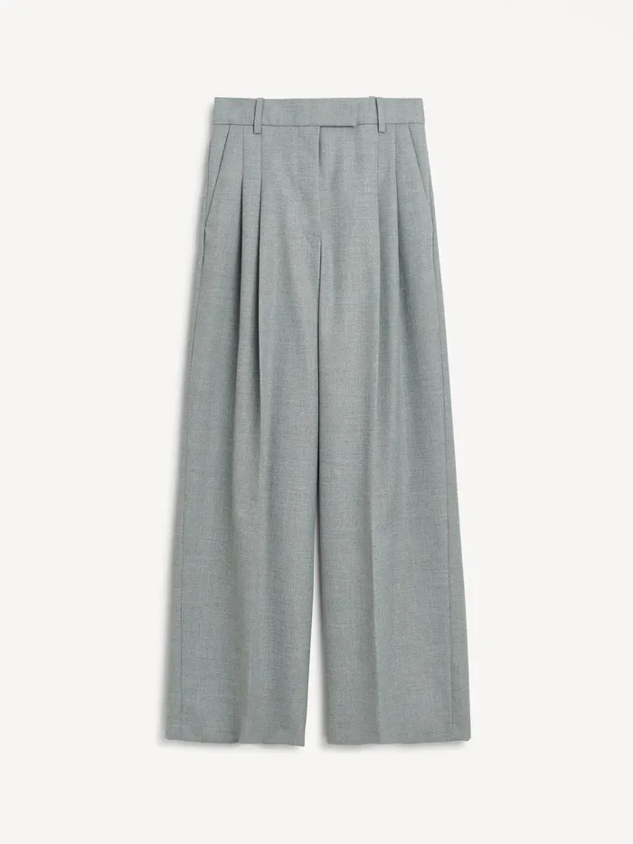 By Malene Birger Trousers Women Cymbaria HighWaist Trousers Grey Melange