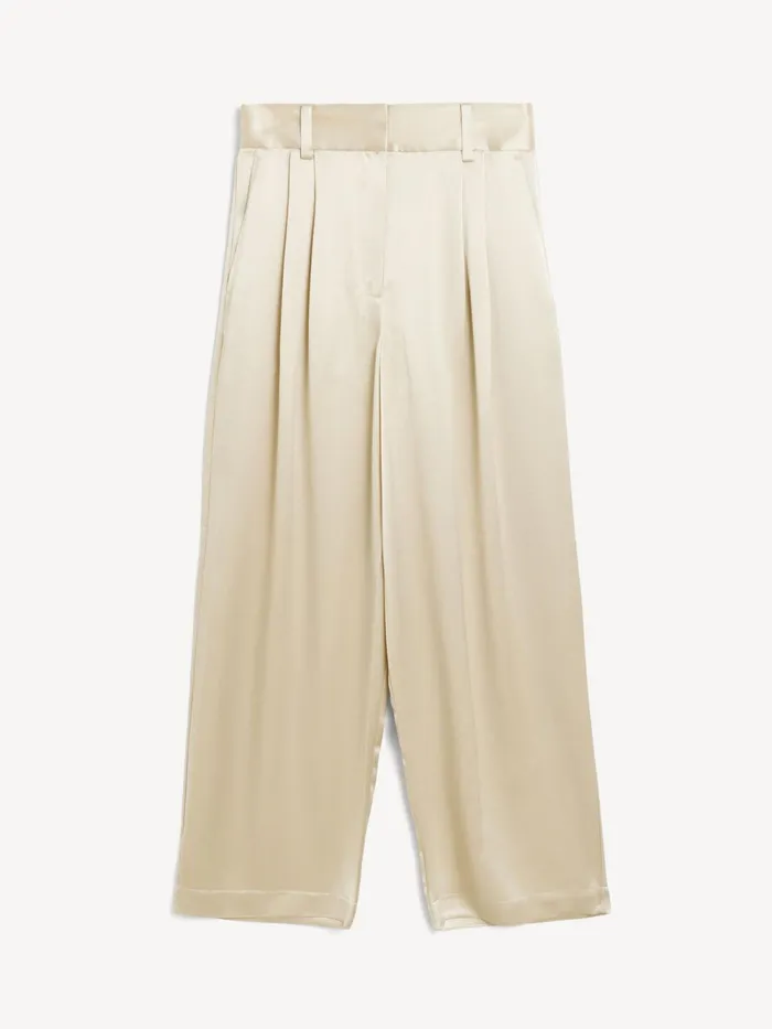 By Malene Birger Trousers Women Piscali WideLeg Trousers Oyster Gray