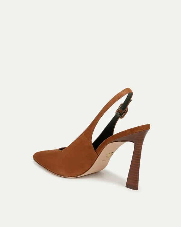 Callie Suede Slingback Pump Caramel Women Veronica Beard Shoes Callie Suede Slingback Pump Caramel Women Veronica Beard Shoes