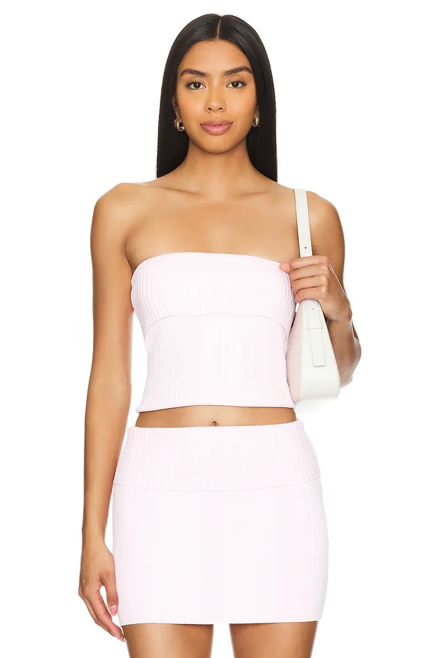 Camil Tube Top Baby Pink Women Lovers and Friends Tops