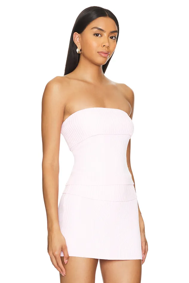 Camil Tube Top Baby Pink Women Lovers and Friends Tops Camil Tube Top Baby Pink Women Lovers and Friends Tops