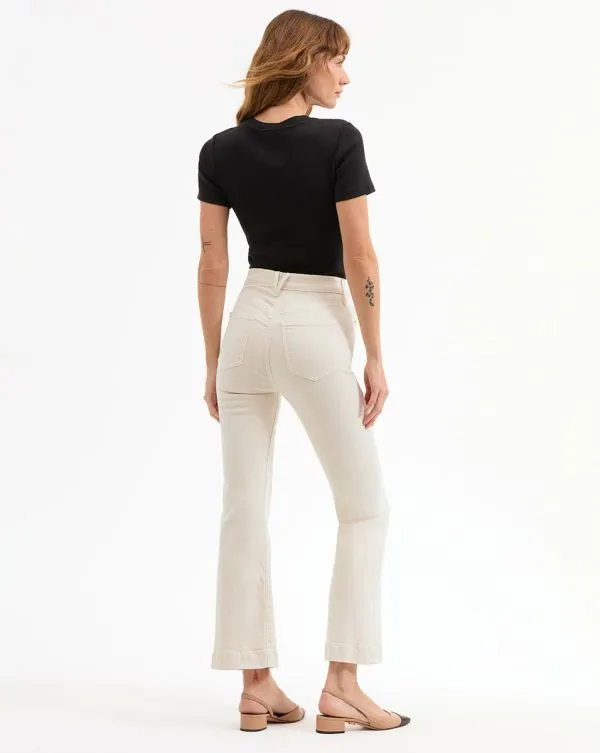 Carson KickFlare Jean Ecru Women Veronica Beard Jeans Carson KickFlare Jean Ecru Women Veronica Beard Jeans