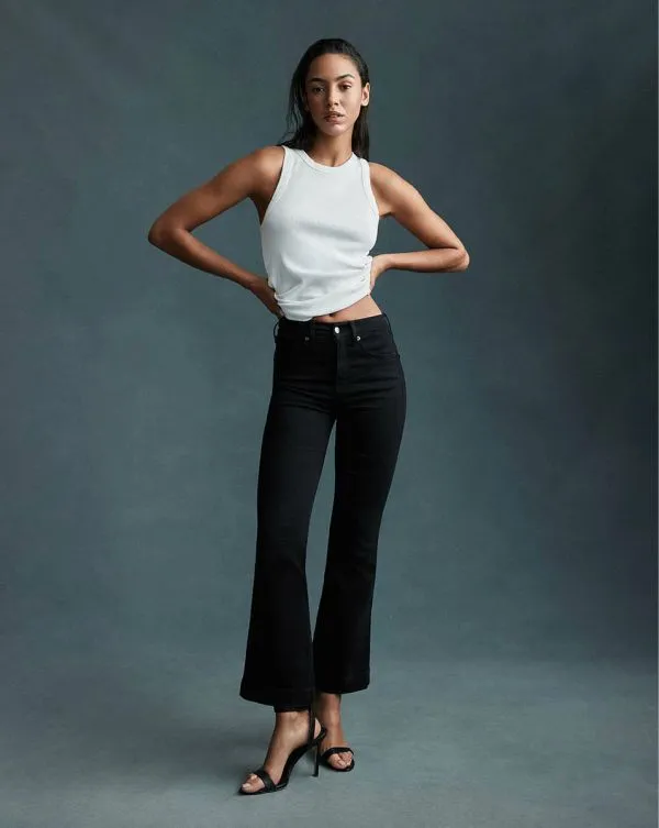 Carson KickFlare Jean Onyx Women Veronica Beard Jeans Carson KickFlare Jean Onyx Women Veronica Beard Jeans