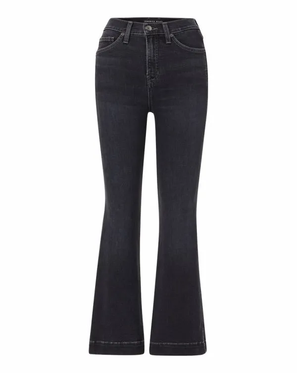 Carson KickFlare Jean Washed Onyx Women Veronica Beard Jeans