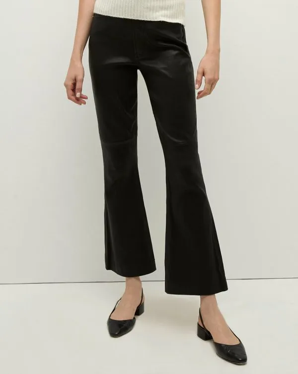 Carson Leather KickFlare Pant Black Women Veronica Beard Jeans Carson Leather KickFlare Pant Black Women Veronica Beard Jeans