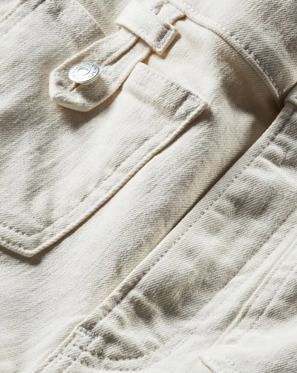 Carson PatchPocket KickFlare Jean Ecru Women Veronica Beard Jeans Carson PatchPocket KickFlare Jean Ecru Women Veronica Beard Jeans