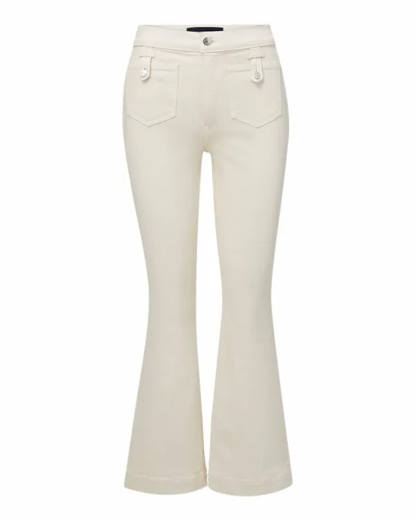 Carson PatchPocket KickFlare Jean Ecru Women Veronica Beard Jeans Carson PatchPocket KickFlare Jean Ecru Women Veronica Beard Jeans