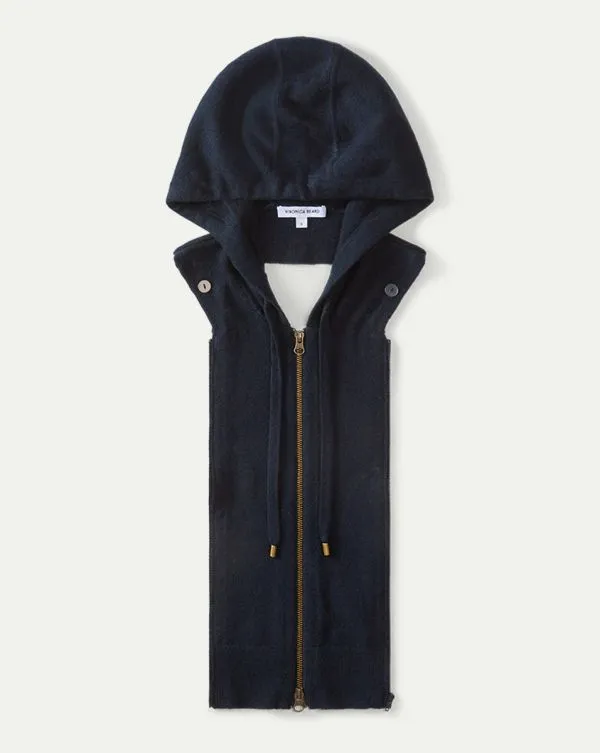Cashmere Hoodie Dickey Navy Women Veronica Beard Dickeys