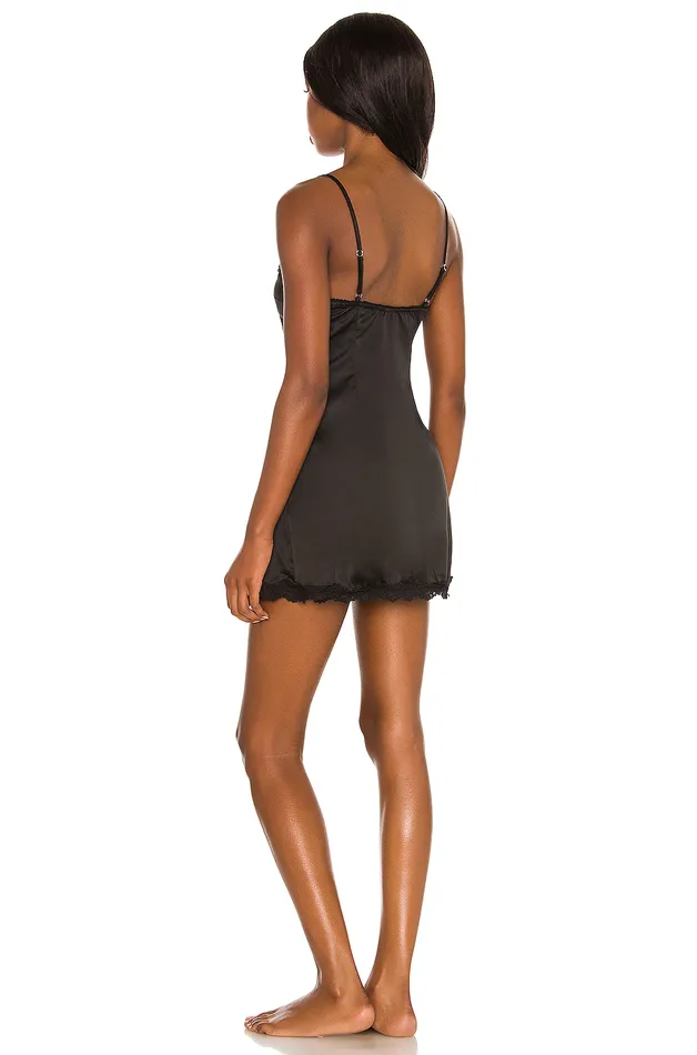Cassandra Slip Black Women Lovers and Friends Lingerie and Sleepwear Cassandra Slip Black Women Lovers and Friends Lingerie and Sleepwear