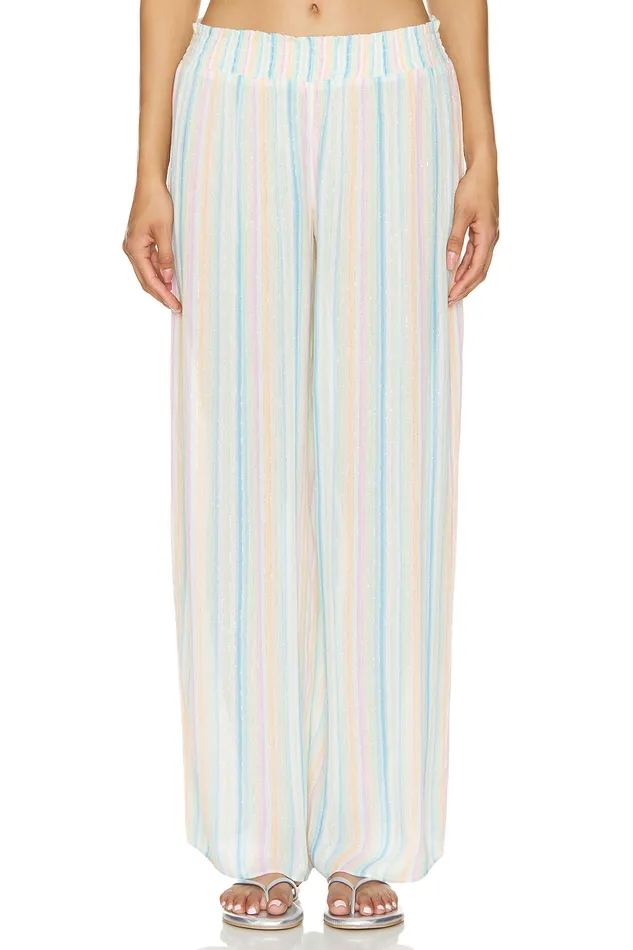 Catalina Pant Rainbow Stripe Multi Women Lovers and Friends Pants