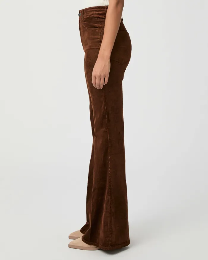 Charlie Flare Pant 8211 Maple Brown Corduroy Women Pants PAIGE Charlie Flare Pant 8211 Maple Brown Corduroy Women Pants PAIGE