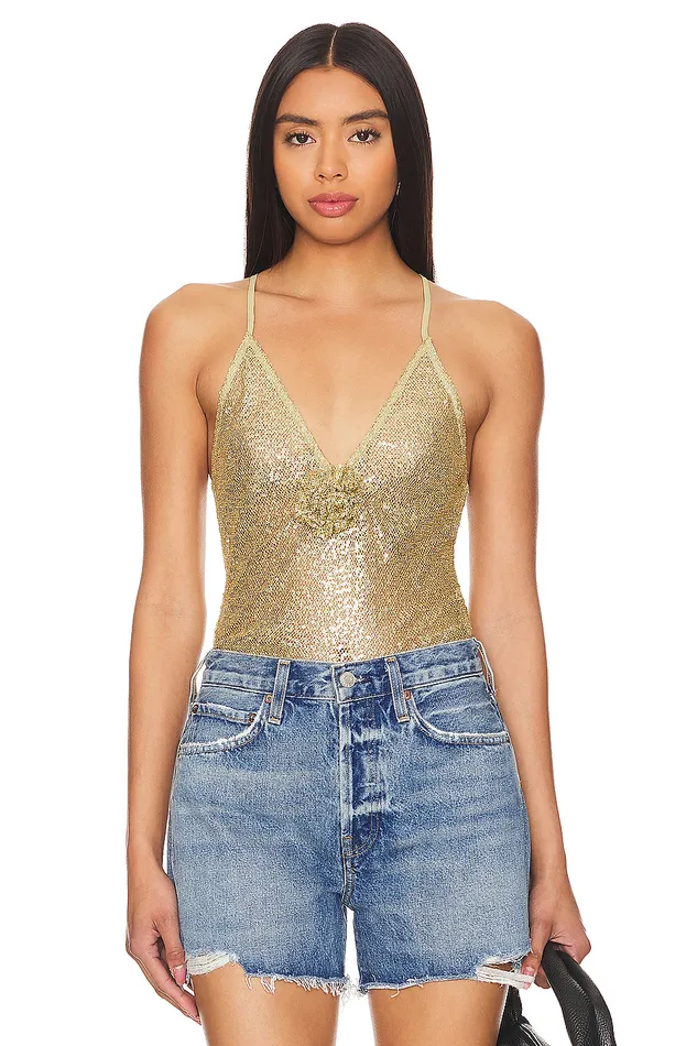 Charlotte Top Gold Sand Women Lovers and Friends Tops
