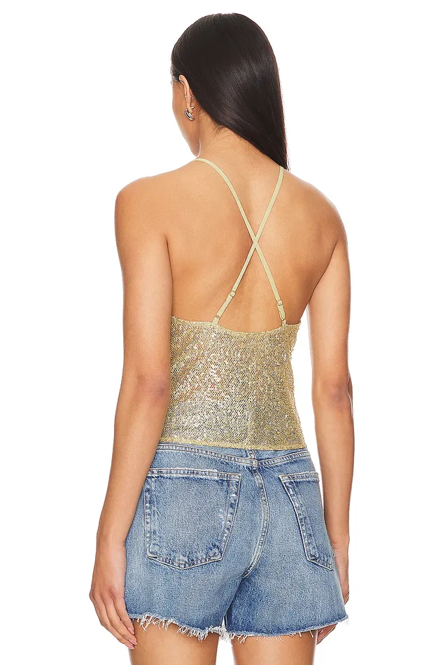 Charlotte Top Gold Sand Women Lovers and Friends Tops Charlotte Top Gold Sand Women Lovers and Friends Tops