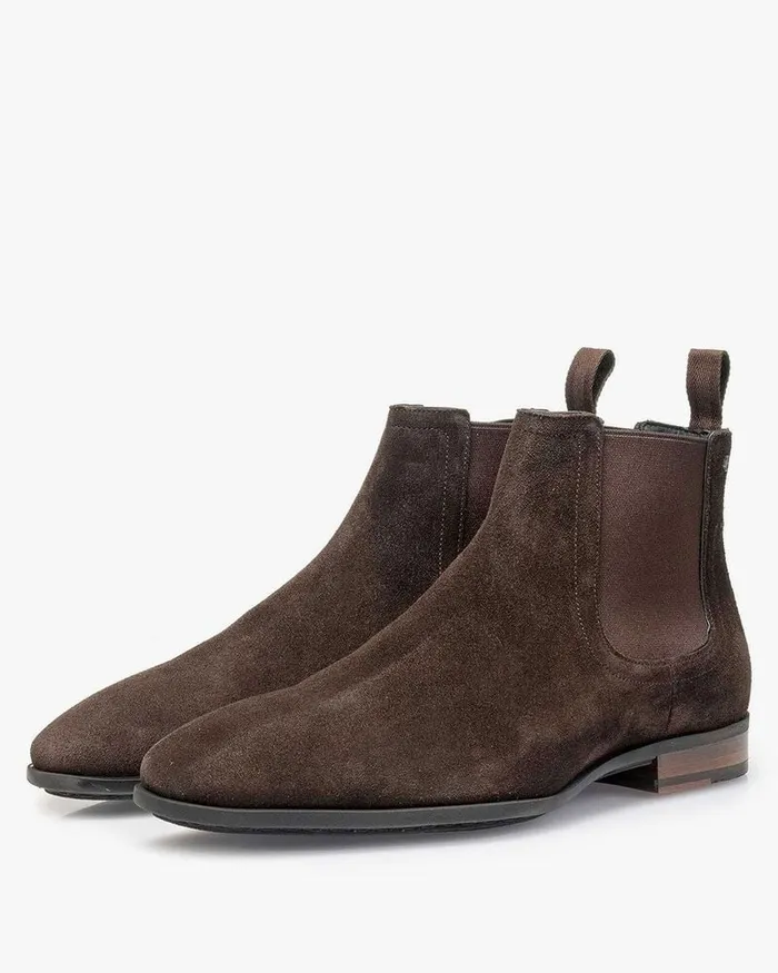 Chelsea Boots Men Floris Van Bommel Sella 0500 Suede