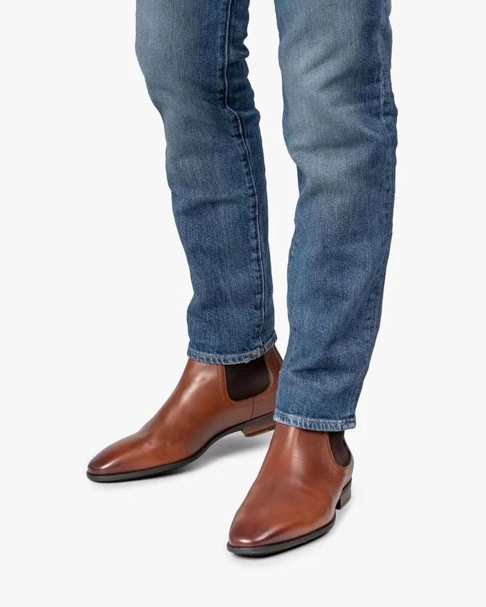 Chelsea Boots Men Floris Van Bommel Sella 0503 Calfleather