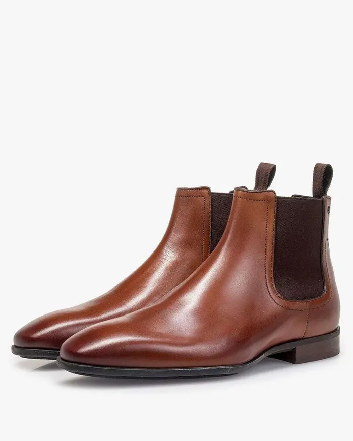 Chelsea Boots Men Floris Van Bommel Sella 0503 Calfleather