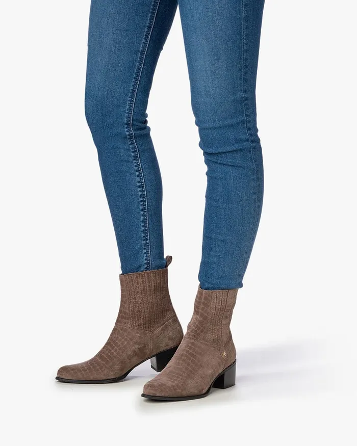 Chelsea Boots Women Floris Van Bommel Evi 0112 Suede