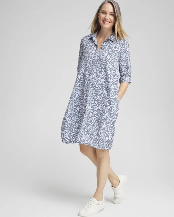 Chico039s Activewear Zenergy UPF Neema Reef Bungee Dress Soft Slate 8211 Clothing Chico039s Activewear Zenergy UPF Neema Reef Bungee Dress Soft Slate 8211 Clothing
