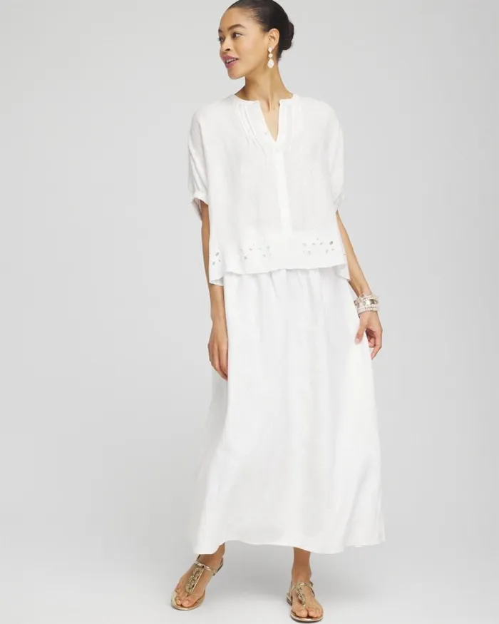 Chico039s Blouses and Shirts Pintuck Dolman Sleeve Linen Shirt Alabaster 8211 Clothing Chico039s Blouses and Shirts Pintuck Dolman Sleeve Linen Shirt Alabaster 8211 Clothing