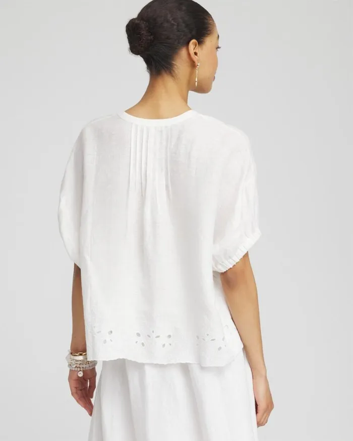 Chico039s Blouses and Shirts Pintuck Dolman Sleeve Linen Shirt Alabaster 8211 Clothing Chico039s Blouses and Shirts Pintuck Dolman Sleeve Linen Shirt Alabaster 8211 Clothing