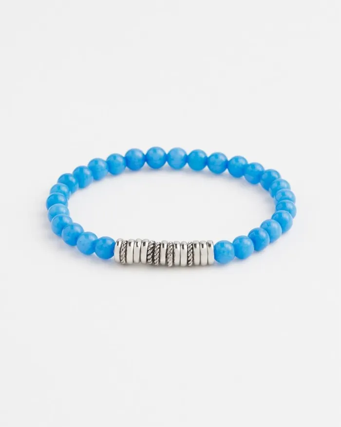 Chico039s Bracelets Blue Jade Hero Stretch Bracelet Intense Azure 8211 Shoes and Accessories Chico039s Bracelets Blue Jade Hero Stretch Bracelet Intense Azure 8211 Shoes and Accessories