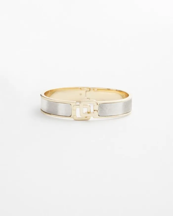 Chico039s Bracelets Chico039s Click Mixed Metal Bangle Mixed Metals 8211 Shoes and Accessories Chico039s Bracelets Chico039s Click Mixed Metal Bangle Mixed Metals 8211 Shoes and Accessories